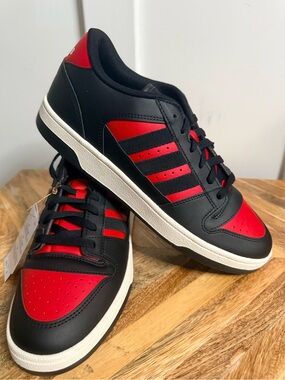 Adidas Break Start Black Red Basketball Shoes Men’s 9.5 NWT